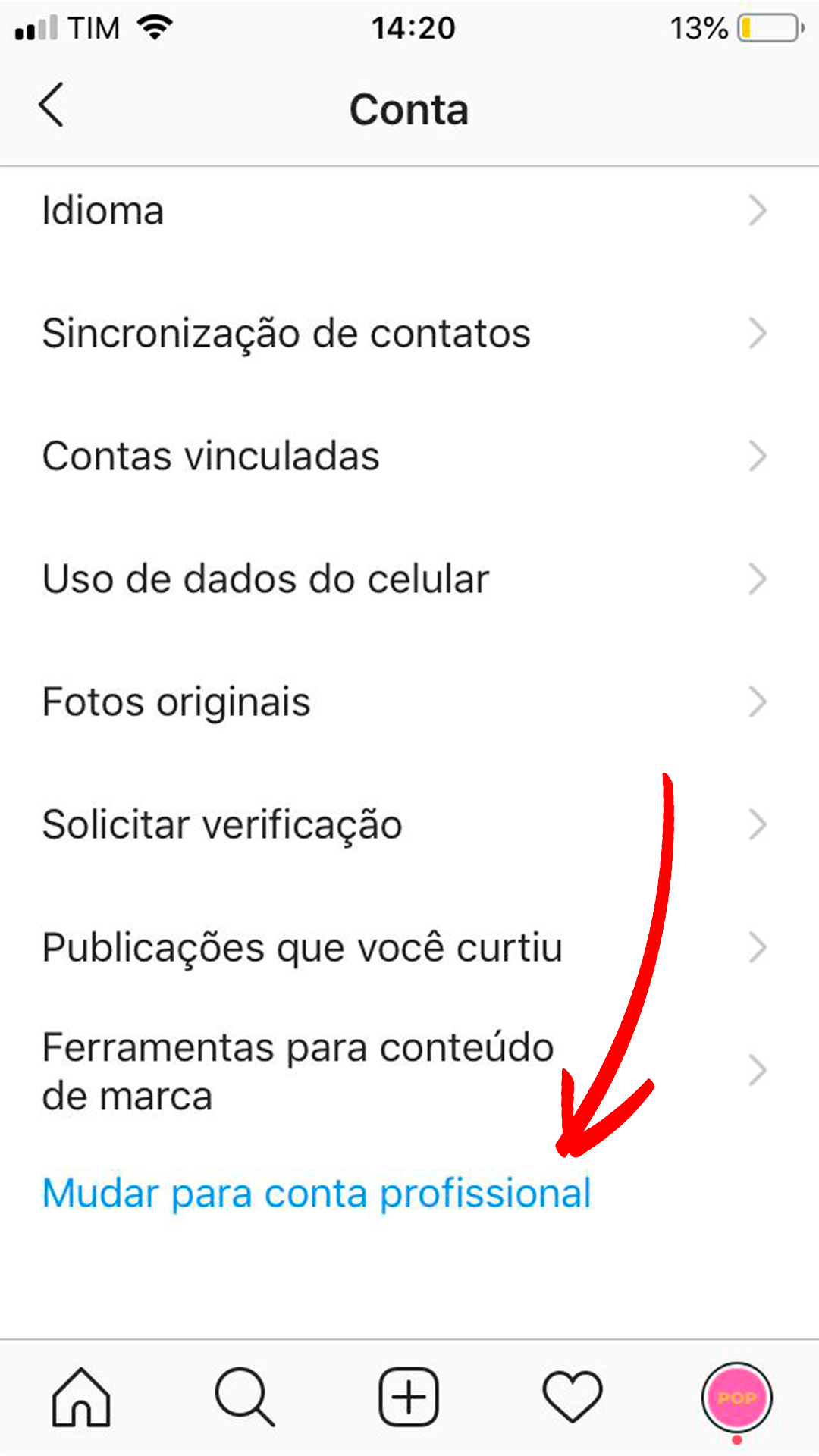 Como Mudar Sua Conta No Instagram Para Comercial