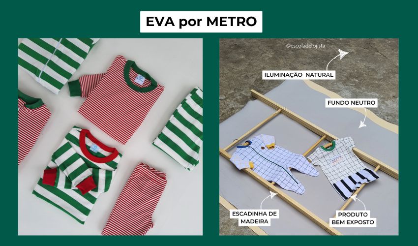 fundo para foto de produto EVA por metro exemplo