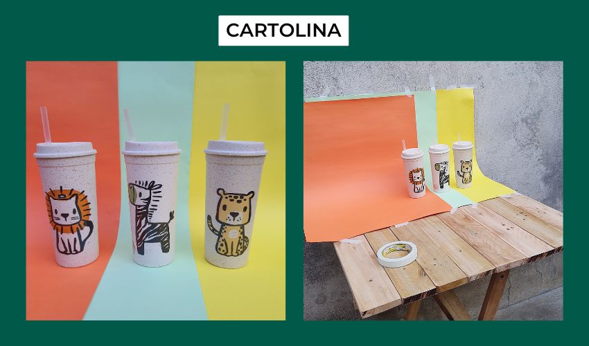 fundo para foto de produto cartolina