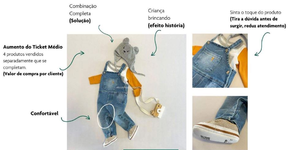 Foto de produto - roupa infantil aplicado metodo fotos que vendem