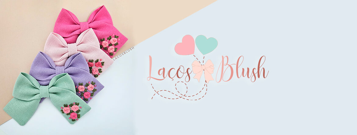 Laços Blush Atacado de laços bordados de luxo feitos a mão fornecedor acessorios infantis