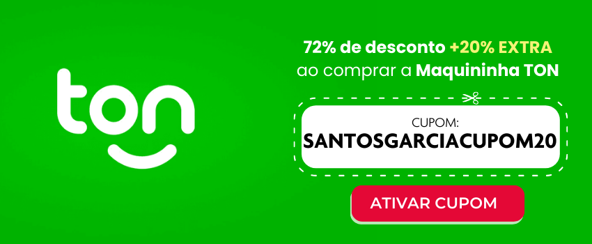 cupom de desconto maquininha ton 2026 