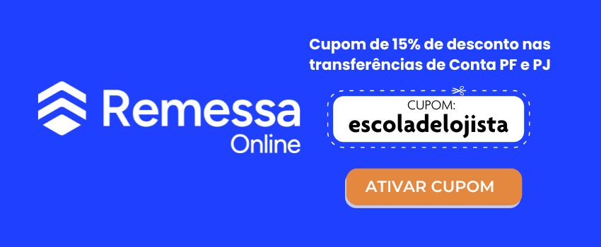 Cupom de desconto Remessa Online 15% para Transferências PF e PJ