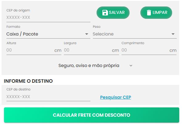 calculadora de frete - como enviar encomenda pelo correio mais barato