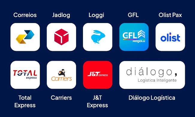 cupom de desconto envios da olist - transportadoras