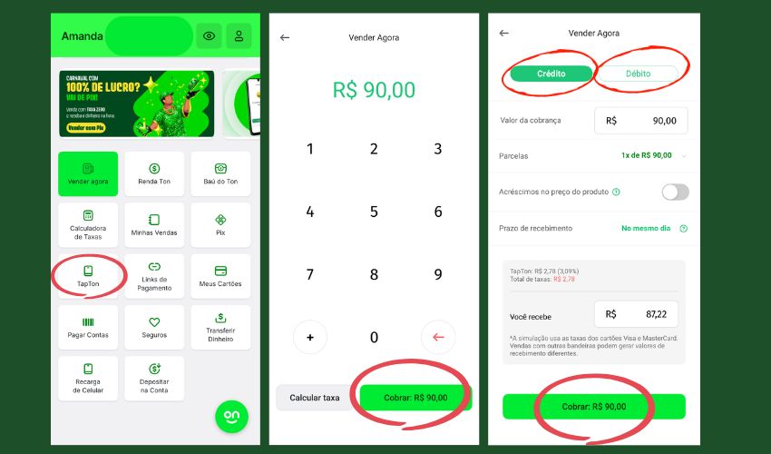como transformar o celular em maquininha de cartão em 3 passos