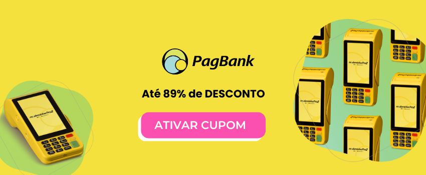 cupom de desconto PagBank moderninha uol