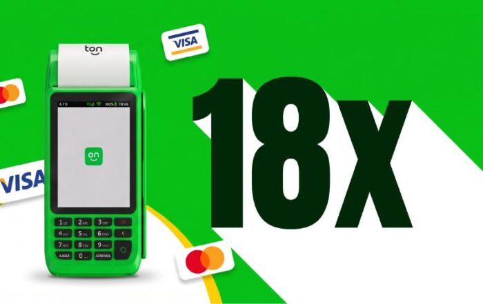 maquina de cartão que parcela em 18x
